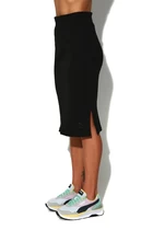 Спідниця Classics Ribbed Midi Skirt чорного кольору