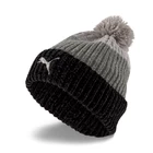 Шапка чоловіча-жіноча Puma Pom Beanie сіро-чорного кольору