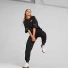 Спортивні штани жіночі Puma POWER Colorblock Pants чорного кольору