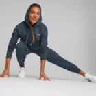 Спортивні штани жіночі Puma HER High-Waist Pants темно-синього кольору