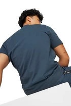 Футболка чоловіча Puma ESS+ Tape Tee темно-синього кольору