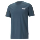 Футболка чоловіча Puma ESS+ Tape Tee темно-синього кольору