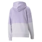 Толстовка женская Puma POWER Colorblock Hoodie сиреневого цвета