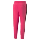 Спортивные штаны женские Puma EVOSTRIPE High-Waist Pants малинового цвета