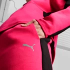 Спортивные штаны женские Puma EVOSTRIPE High-Waist Pants малинового цвета