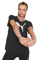 Футболка женская Puma EVOSTRIPE Tee черного цвета (67306601)