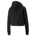 Худи женское Puma CLASSICS Cropped Hoodie черного цвета