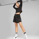 Спортивные шорты женские Puma POWER Colorblock Shorts черного цвета