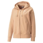 Худи женское Puma HER Full-Zip Hoodie бежевого цвета
