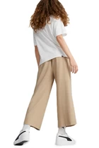 Спортивные штаны женские Puma HER Straight Pants светло-коричневого цвета