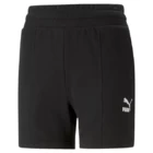 Спортивные шорты женские Puma CLASSICS PINTUCK SHORTS черного цвета