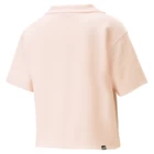Футболка женская Puma HER Polo Tee светло-розового цвета