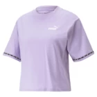 Футболка жіноча Puma POWER Tape Tee бузкового кольору
