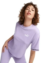 Футболка жіноча Puma POWER Tape Tee бузкового кольору