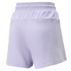 Спортивные шорты женские Puma POWER Colorblock Shorts сиреневого цвета