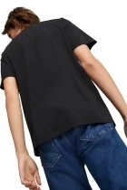 Футболка чоловіча Puma CLASSICS SMALL LOGO TEE чорного кольору