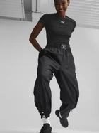 Футболка женская Puma Classics Ribbed Slim черного цвета