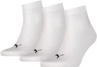 Шкарпетки чоловічі-жіночі Puma Unisex Quarter Plain 3P білого кольору 93531602