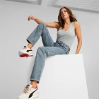 Боді жіноче Puma Classics Ribbed Bodysuit сірого кольору