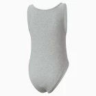 Боді жіноче Puma Classics Ribbed Bodysuit сірого кольору