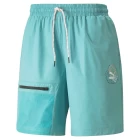Шорты мужские Puma HC Twill Shorts бирюзового цвета