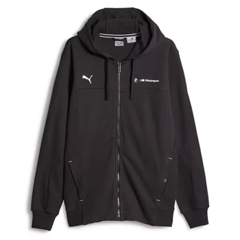 Куртка спортивна чоловіча Puma BMW MMS Hdd Sweat Jacket чорного кольору