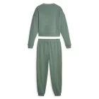 Спортивний костюм жіночий Puma Loungewear Suit TR болотного кольору