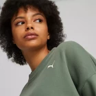 Спортивний костюм жіночий Puma Loungewear Suit TR болотного кольору
