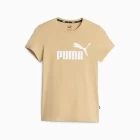 Футболка женская Puma ESS Logo Tee песочного цвета