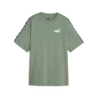 Футболка женская Puma ESS Tape Tee эвкалиптового цвета