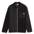 Куртка спортивная мужская Puma Downtown Corduroy черного цвета