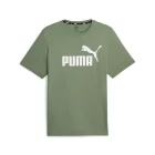 Футболка чоловіча Puma ESS Logo Tee евкаліптового кольору