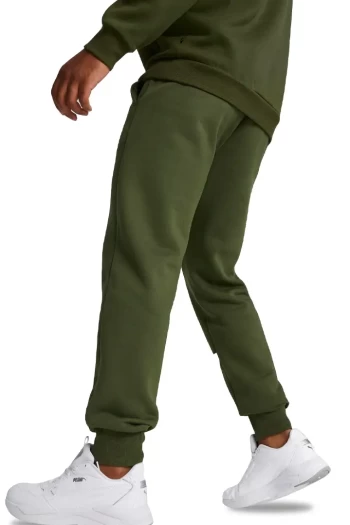 Спортивні чоловічі штани Puma ESS Logo Pants колір хакі