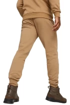 Спортивные брюки мужские Puma ESS Logo Pants песочного цвета