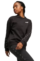 Свитшот женский Puma ESS Tape Crew черного цвета