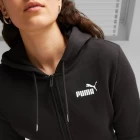 Худи женское Puma ESS Tape Full-Zip Hoodie черного цвета