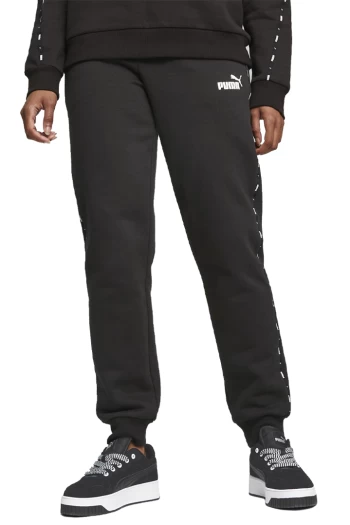 Спортивні штани жіночі Puma ESS Tape Sweatpants чорного кольору