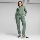 Спортивные брюки женские Puma ESS Tape Sweatpants эвкалиптового цвета