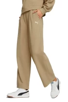 Спортивные брюки женские Puma Her Straight Pants песочного цвета