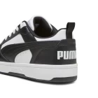 Кроссовки мужские-женские Puma Rebound v6 Low черно-белого цвета