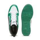 Кросівки чоловічі-жіночі Puma Rebound v6 Low чорно-біло-зеленого кольору