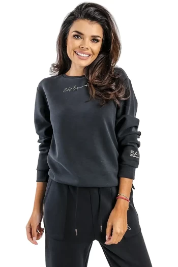 Світшот жіночий EA7 Emporio Armani Sweatshirt антрацитового кольору