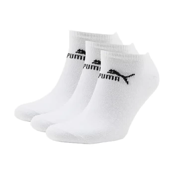 Шкарпетки чоловічі-жіночі Puma Sneaker-V 3P білого кольору