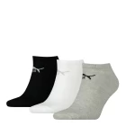 Носки мужские-женские Puma Sneaker-V 3P черно-бело-серого цвета