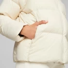 Куртка пуховик жіноча Puma Hooded Ultra Down Puffer молочного кольору