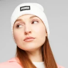 Шапка женская Puma Ribbed Classic Cuff Beanie белого цвета