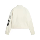 Худи женское Puma Power Colorblock Crew молочного цвета