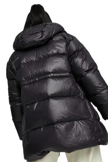 Куртка пуховик жіноча Puma Style Hooded Down Jacket чорного кольору