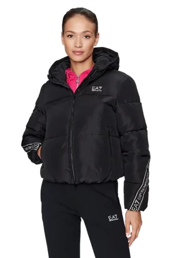 Куртка спортивна жіноча EA7 Emporio Armani Bomber Jacket черного кольору