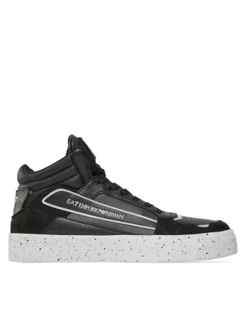 Снікерси чоловічі-жіночі EA7 Emporio Armani Sneaker чорно-білого кольору